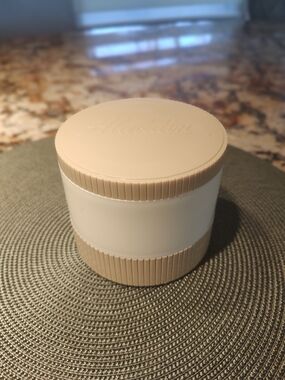 Vintage Aladdin freezable lid thermo jar Container in Cream and Beige